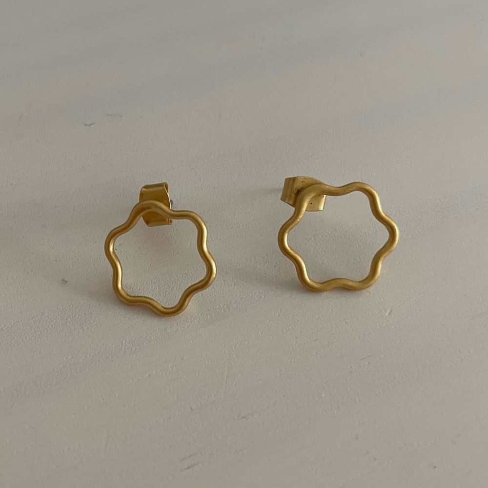 Madewell Wavy Circle Earrings